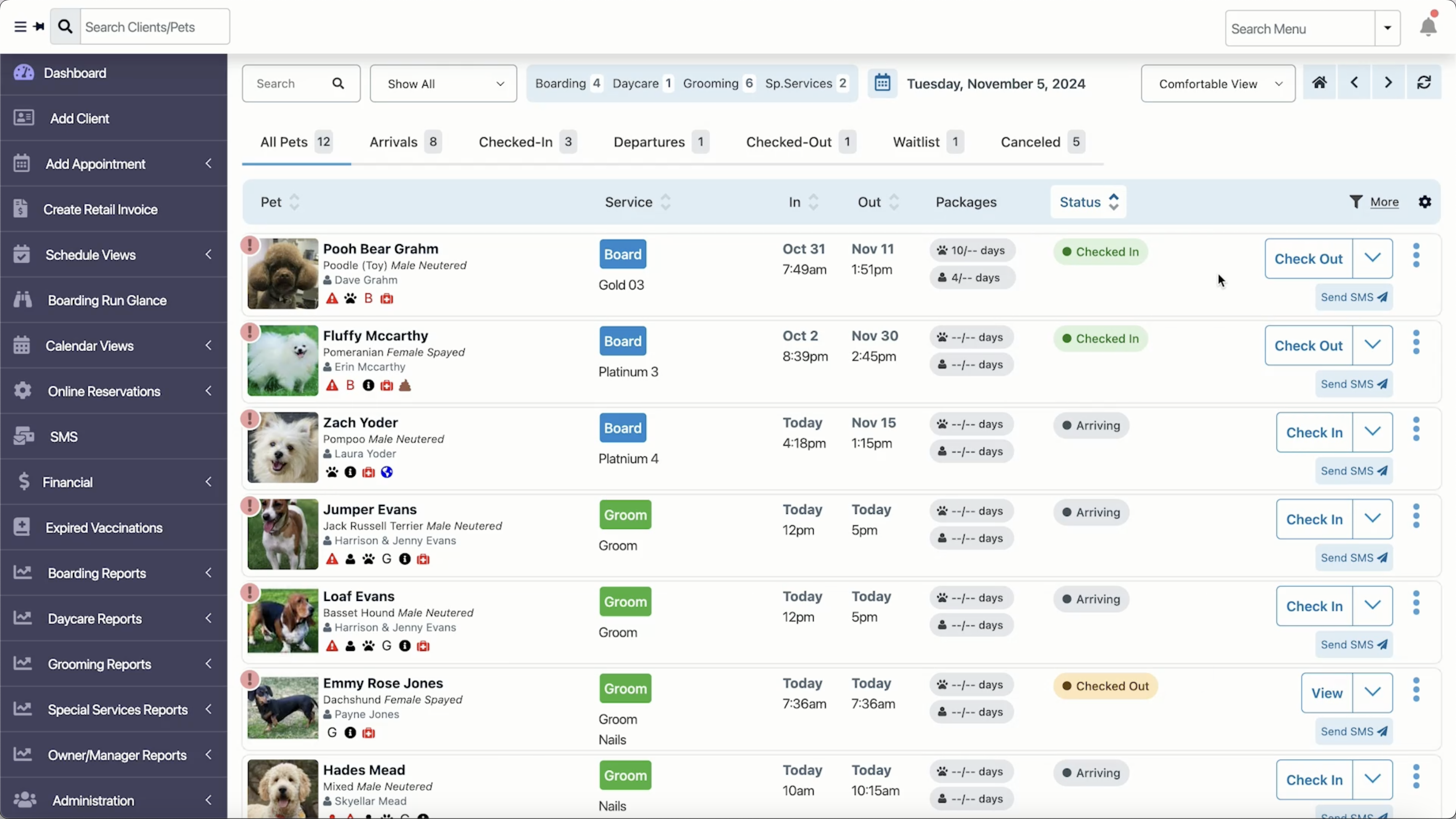 screenshot of Kennel Connection